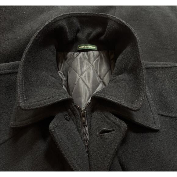 Lauren Ralph Lauren Wool Blend Field Coat 42L Interior Drawstring Button & Zip - Picture 4 of 7